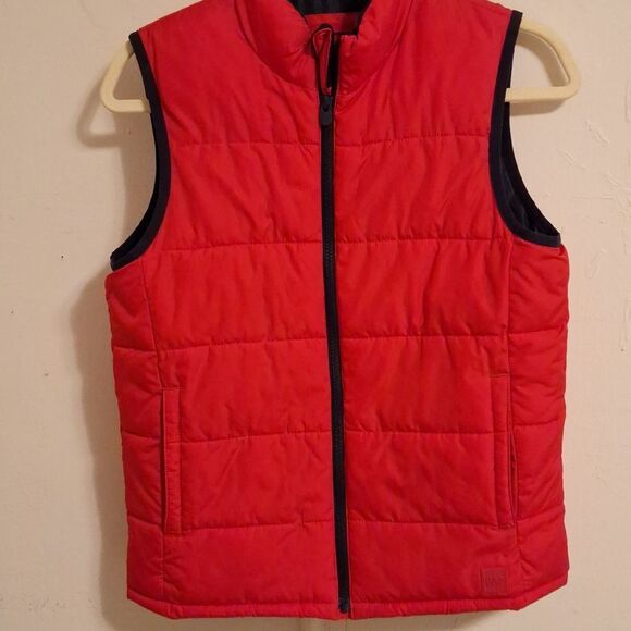Red Gap kids Large puffer vest zip up - Picture 3 of 7
